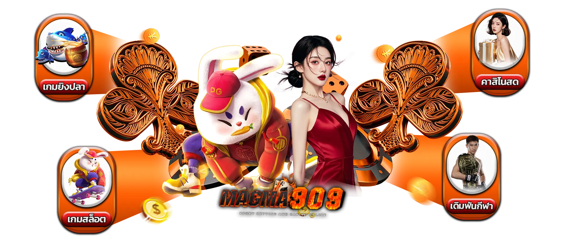 MAGMA909 แพลตฟอร์มสล็อตแม็กม่า เว็บใหญ่ ทำเงินไว